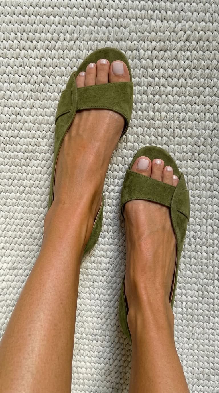 Monique - Slide in Camoscio