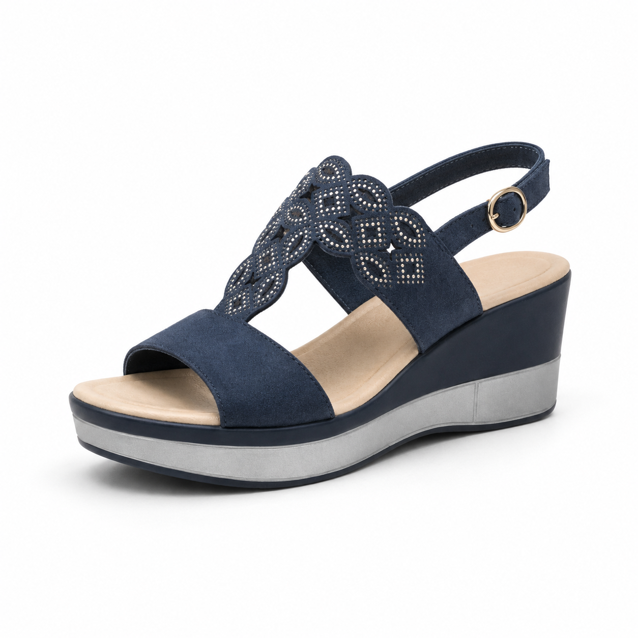 Grace - Sandalo Elegante con Zeppa