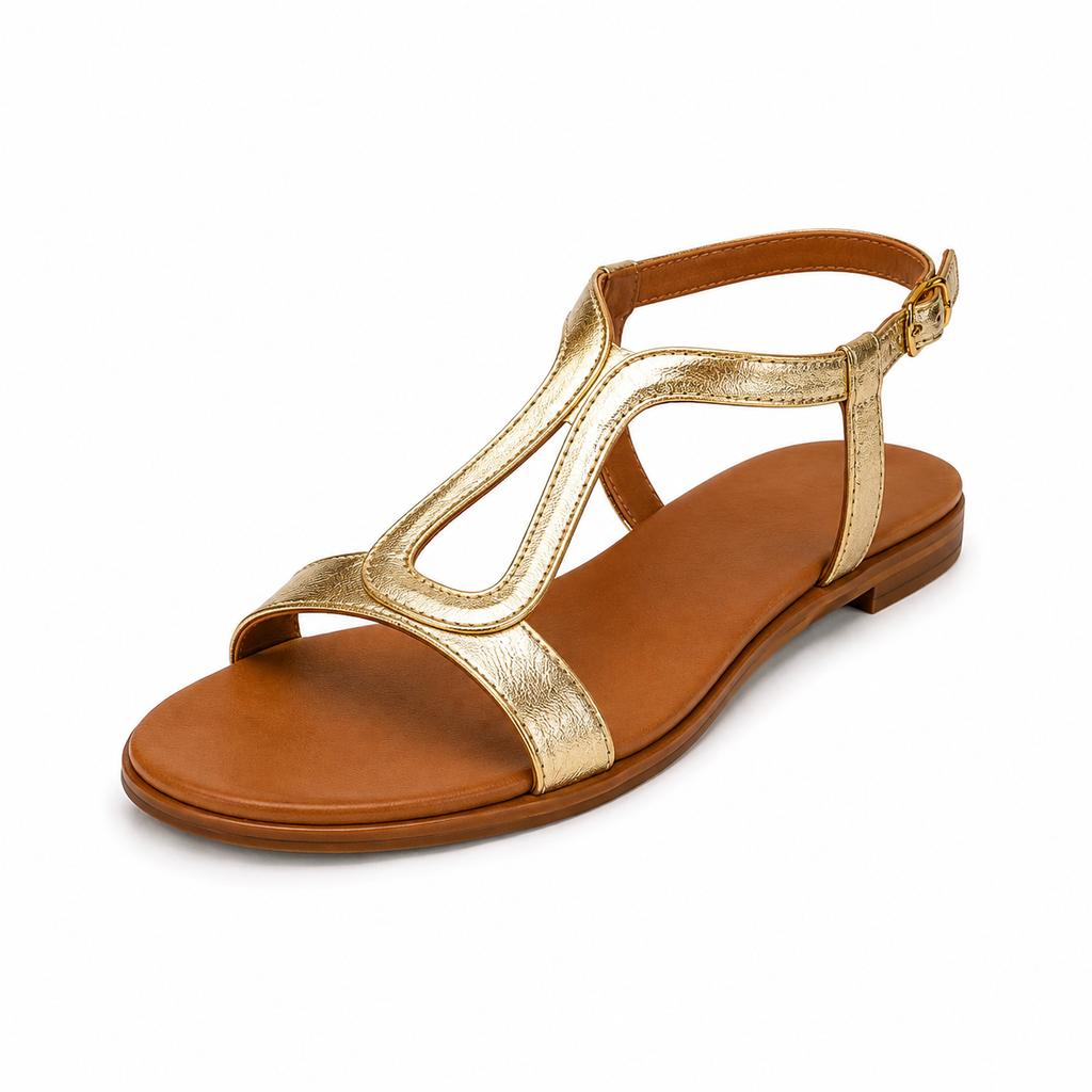 Grazia - Sandalo Comfort Metallizzato