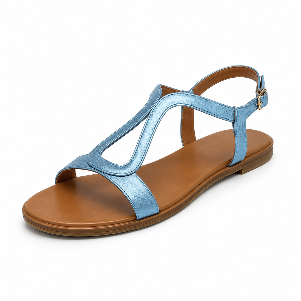 Grazia - Sandalo Comfort Metallizzato