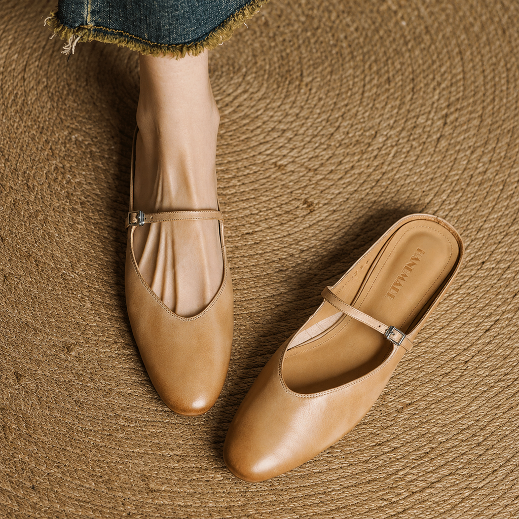 Mary Jane - Mocassino Elegante in Pelle