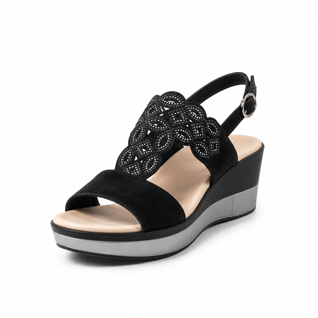 Grace - Sandalo Elegante con Zeppa