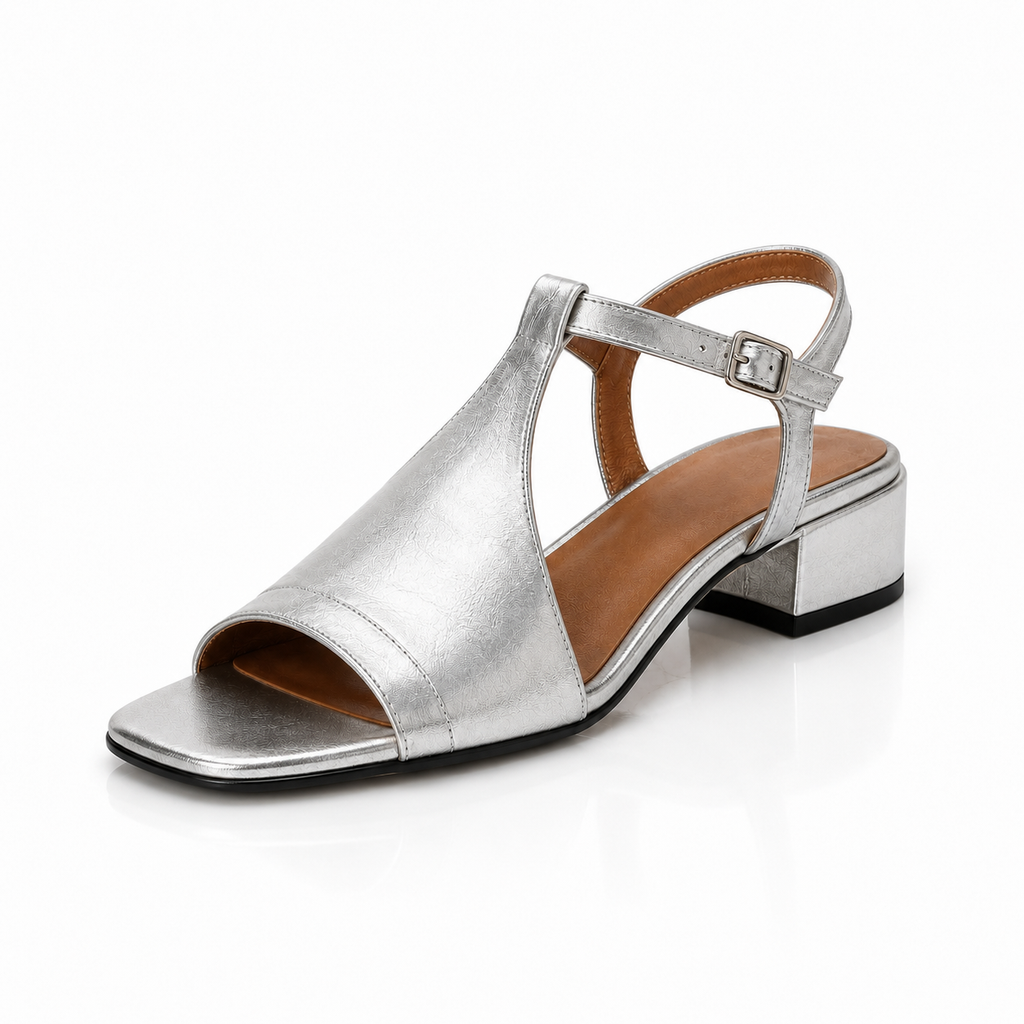 Julie - Sandalo Elegante in Semi Pelle