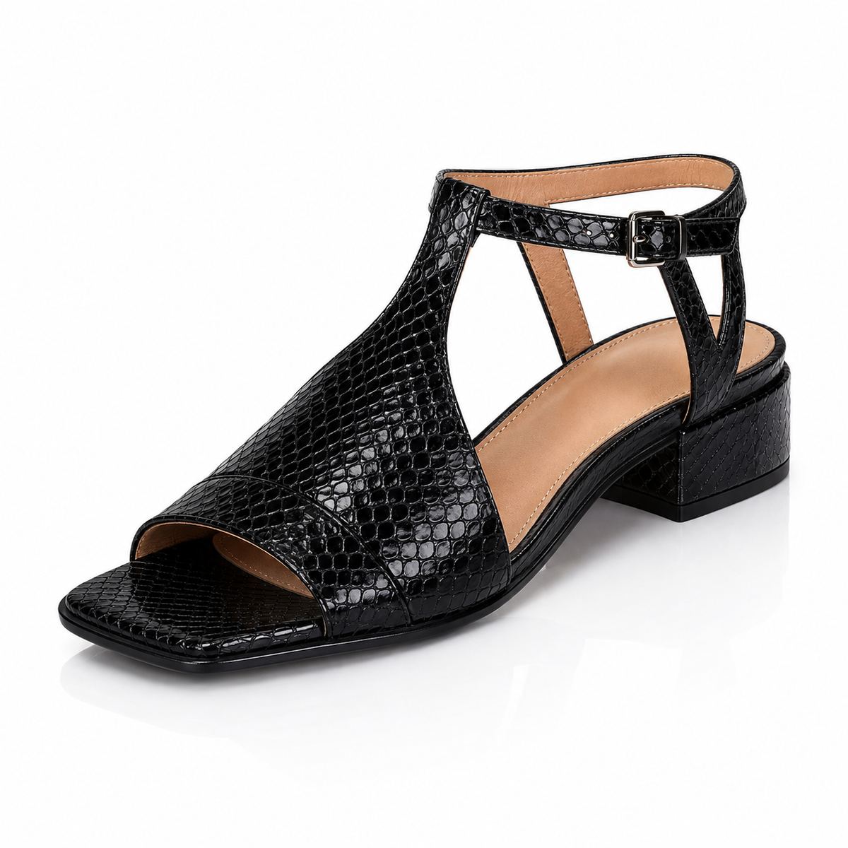 Julie - Sandalo Elegante in Semi Pelle