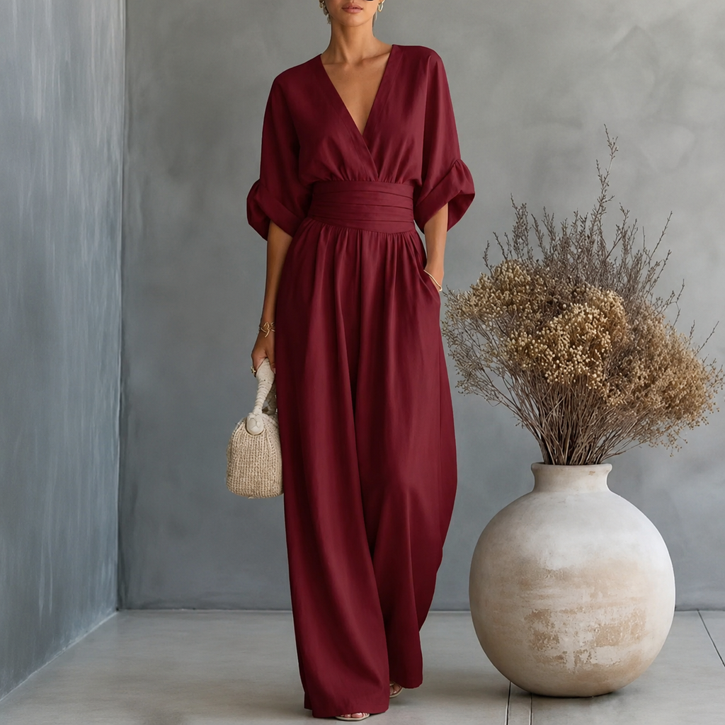 Isadora - Tuta Elegante e Leggera a Gamba Larga