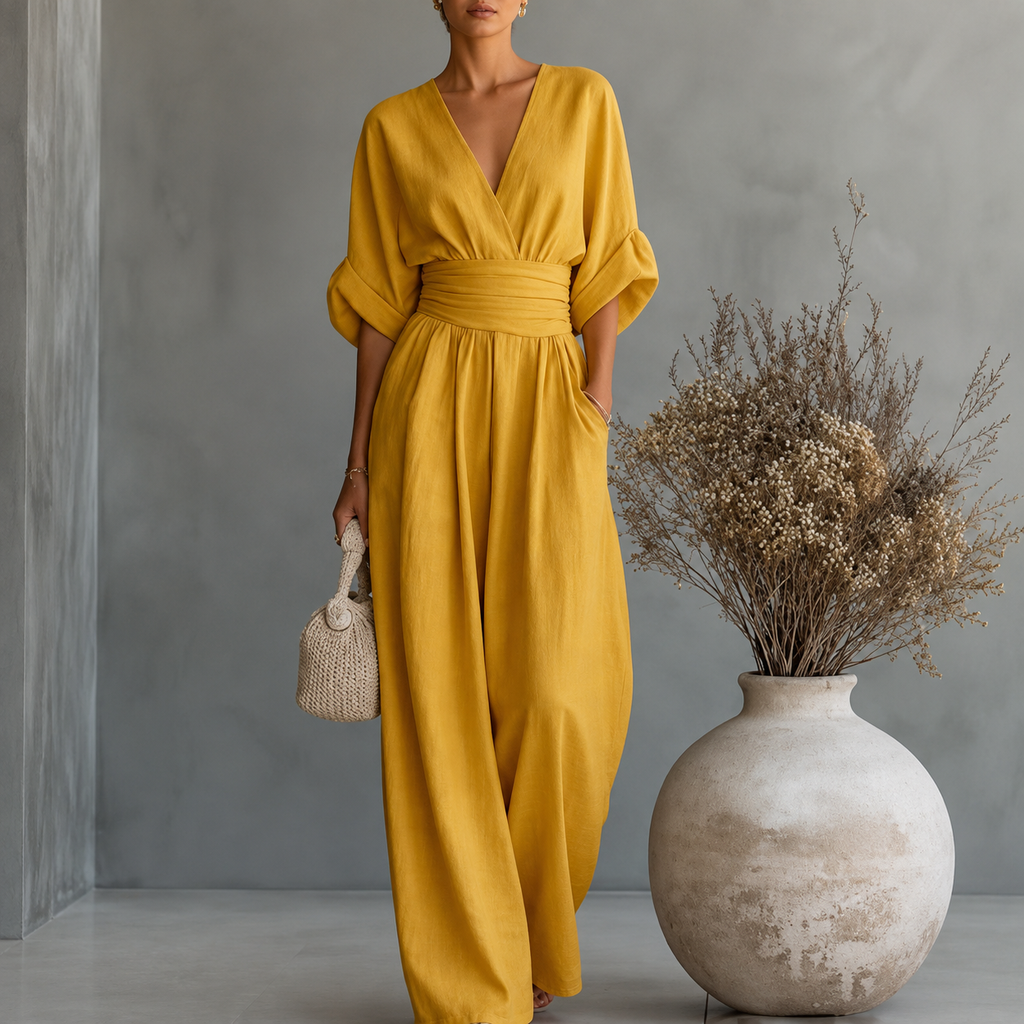 Isadora - Tuta Elegante e Leggera a Gamba Larga
