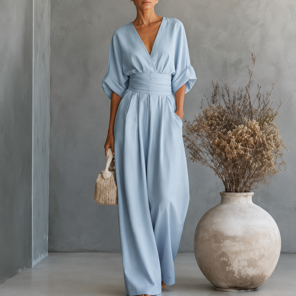 Isadora - Tuta Elegante e Leggera a Gamba Larga