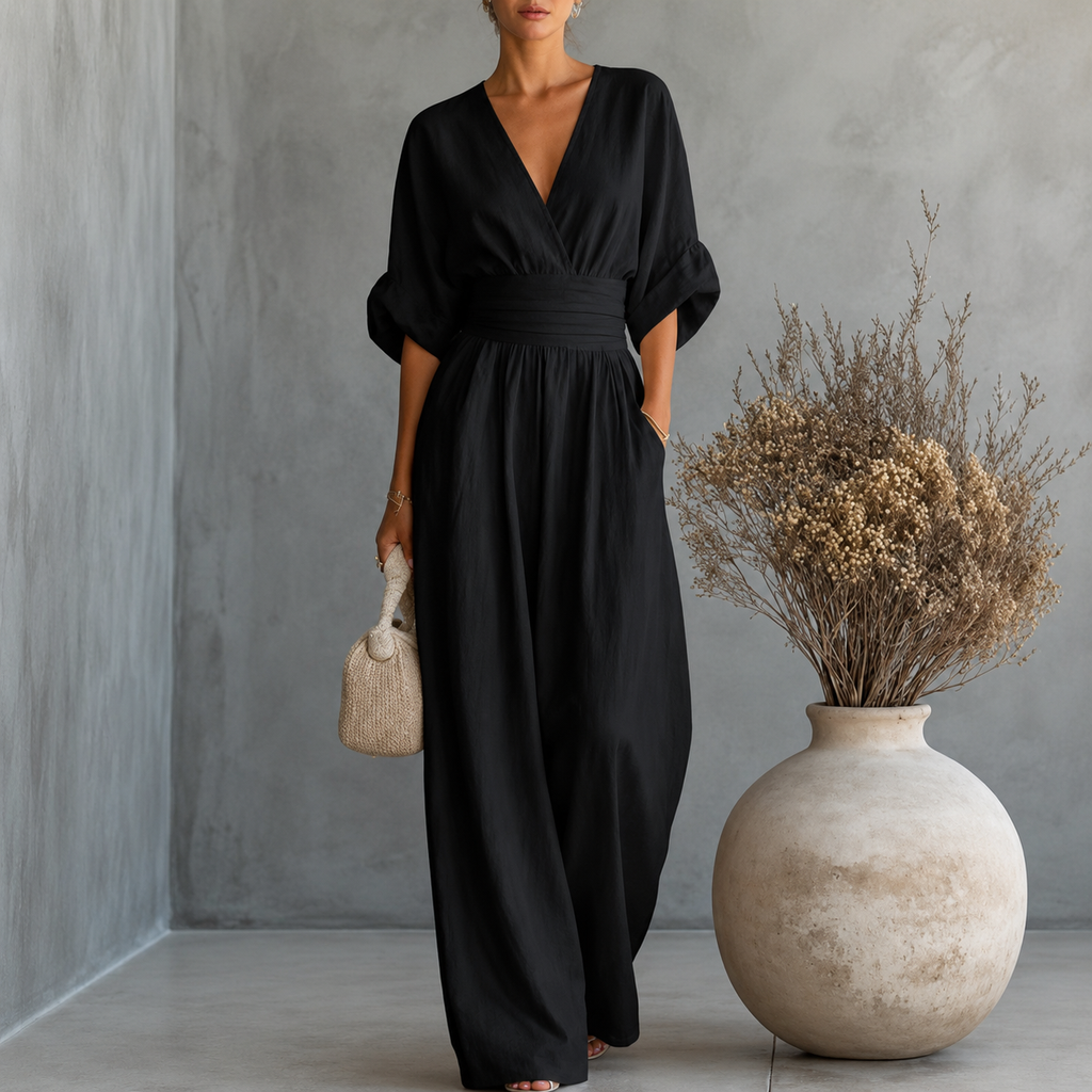 Isadora - Tuta Elegante e Leggera a Gamba Larga