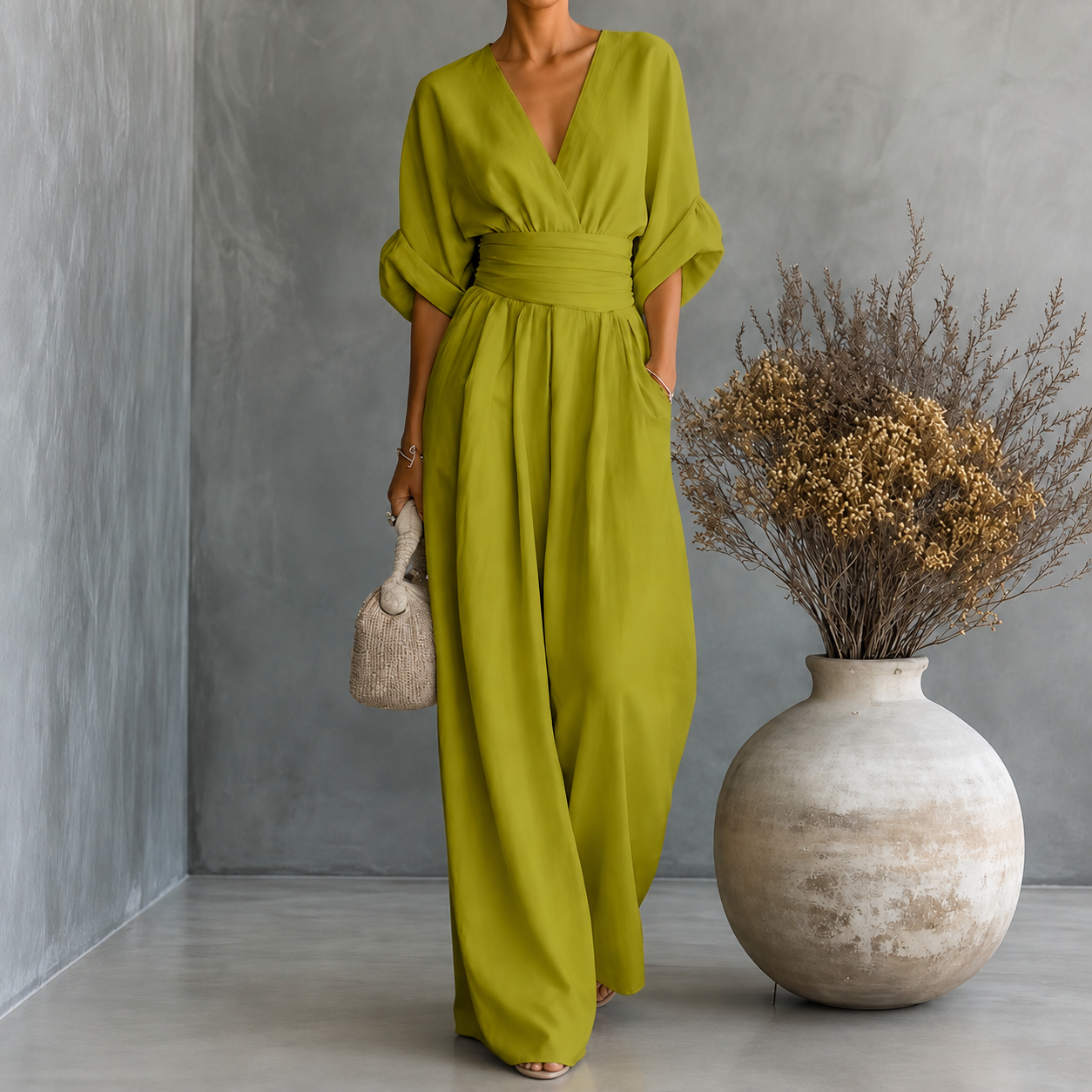 Isadora - Tuta Elegante e Leggera a Gamba Larga