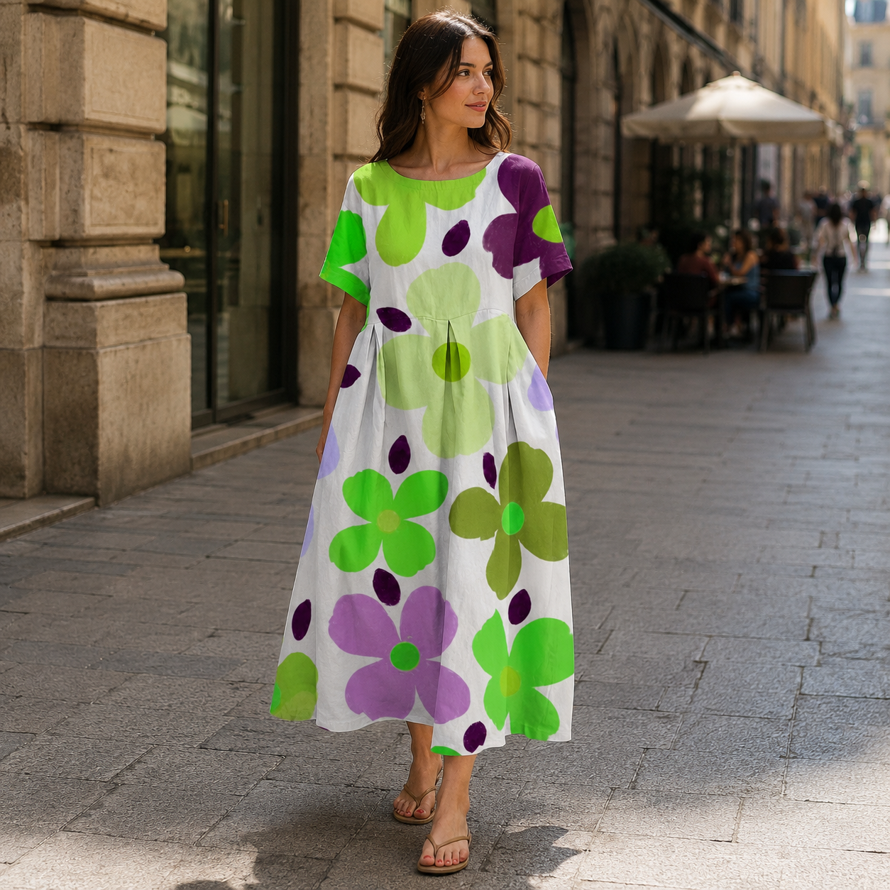 Teodora - Abito Leggero Floreale