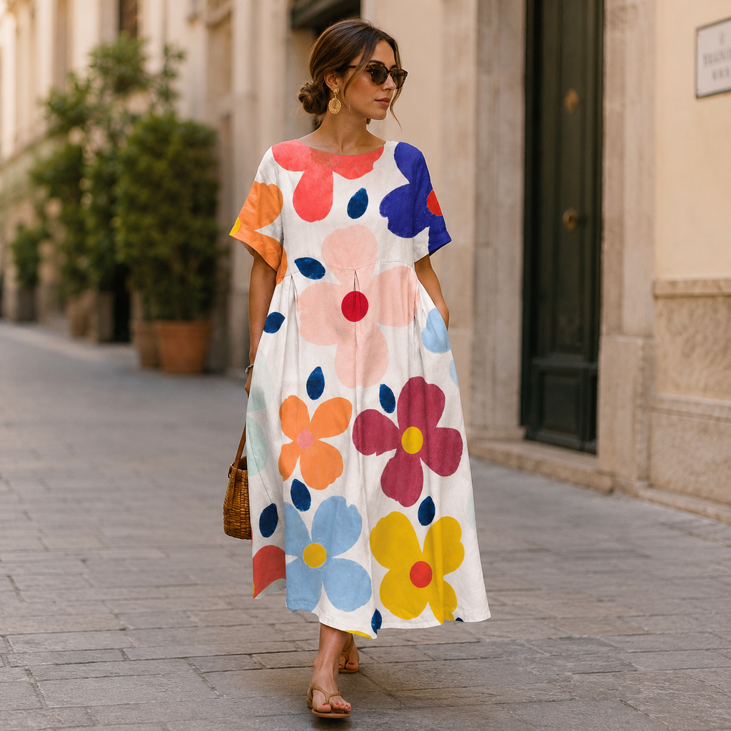 Teodora - Abito Leggero Floreale