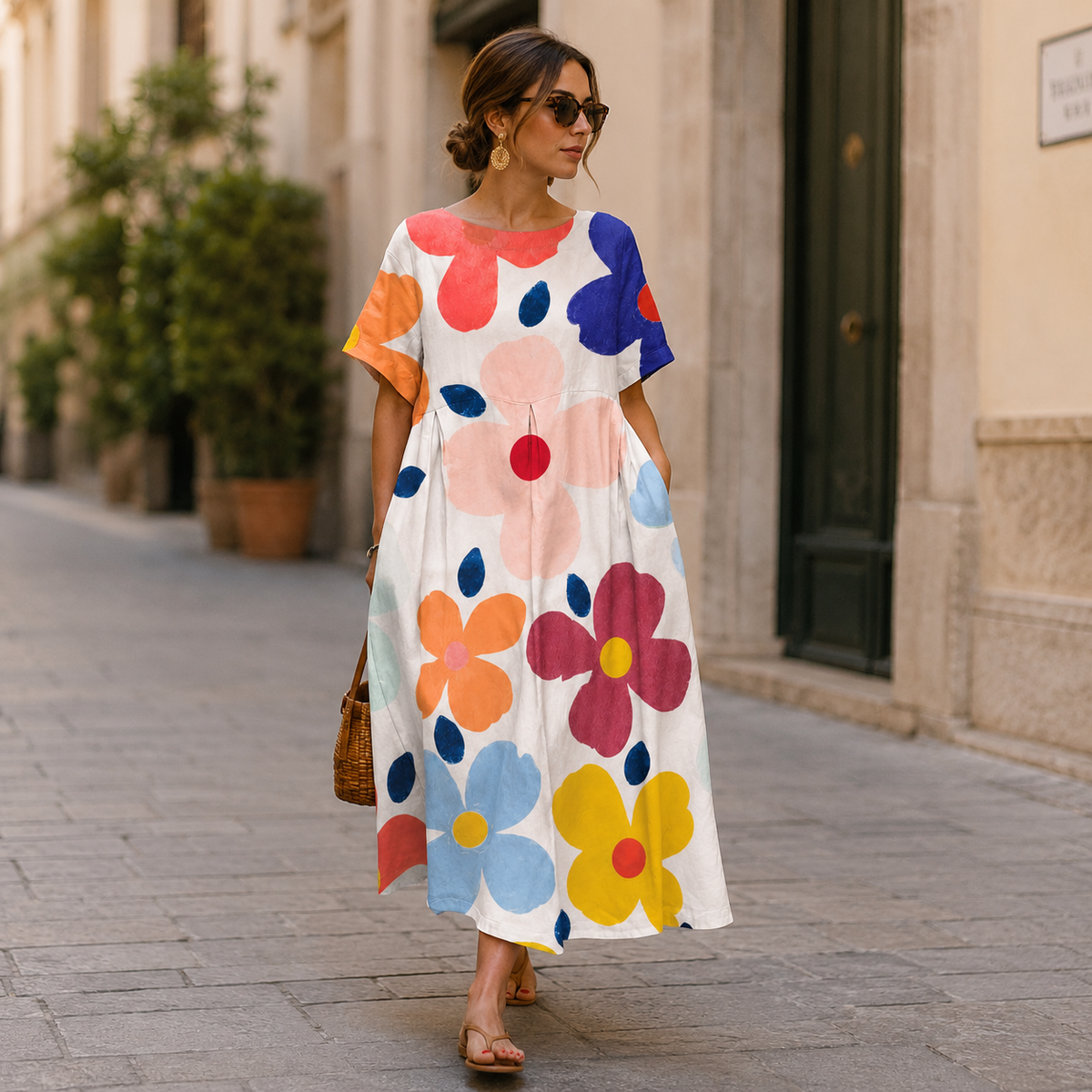 Teodora - Abito Leggero Floreale