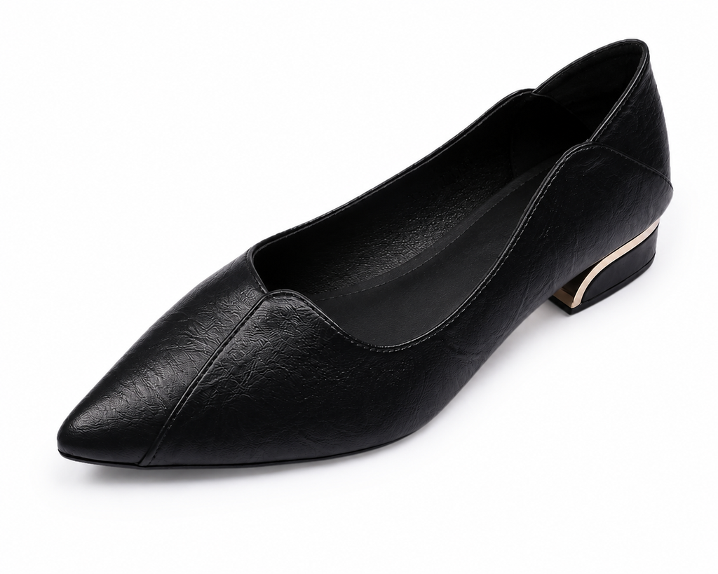 Margaret - Flat Elegante in Pelle