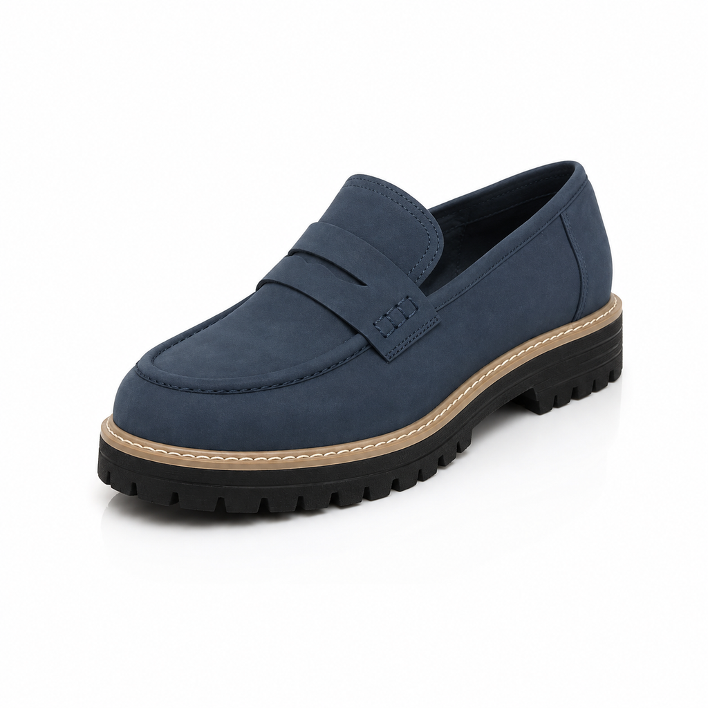 Ginevra - Mocassini con Plateau in Stile College