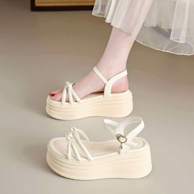Elena - Sandalo Elegante dal Plateau Ammortizzato