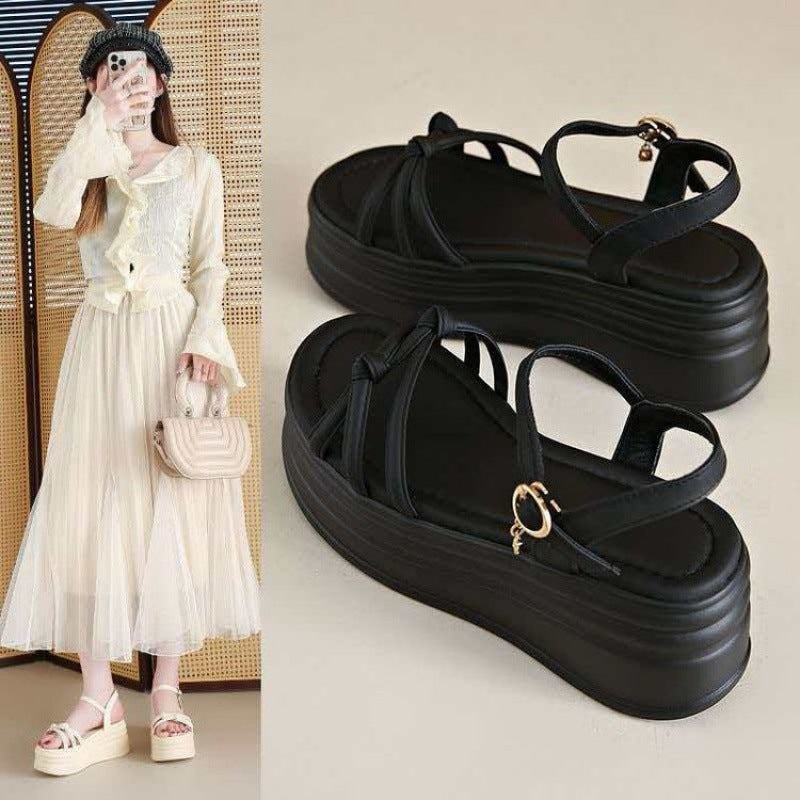 Elena - Sandalo Elegante dal Plateau Ammortizzato