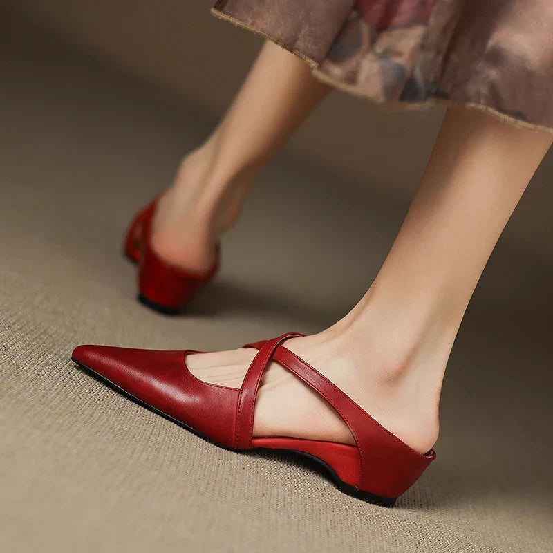 Luna - Mules in Pelle Genuina