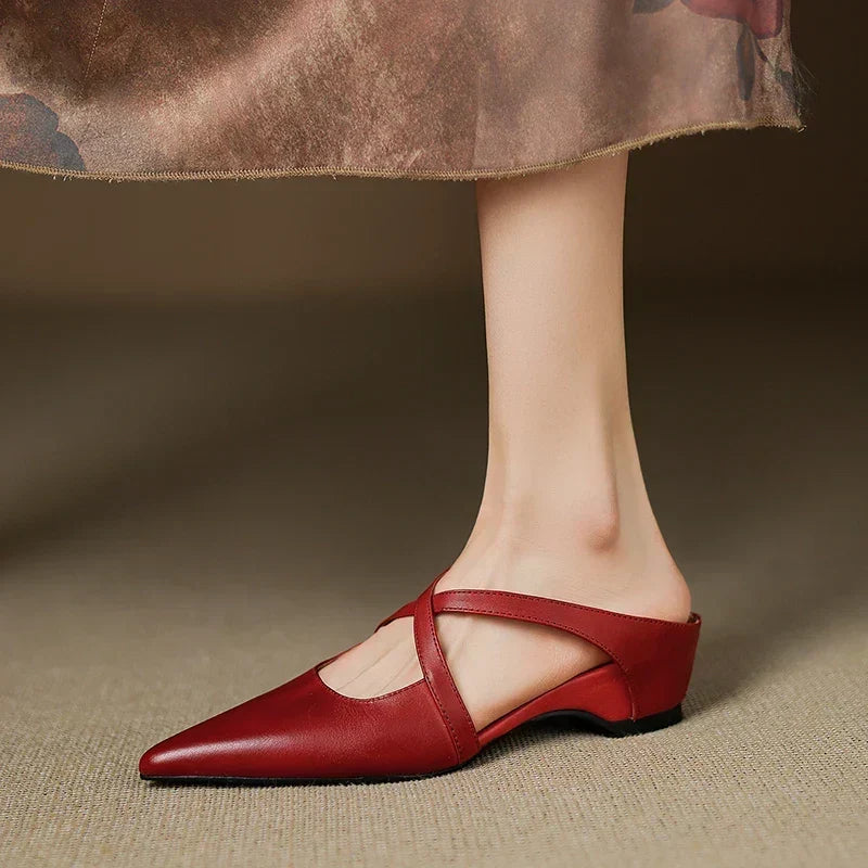 Luna - Mules in Pelle Genuina