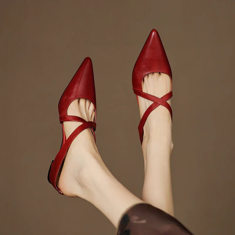 Luna - Mules in Pelle Genuina