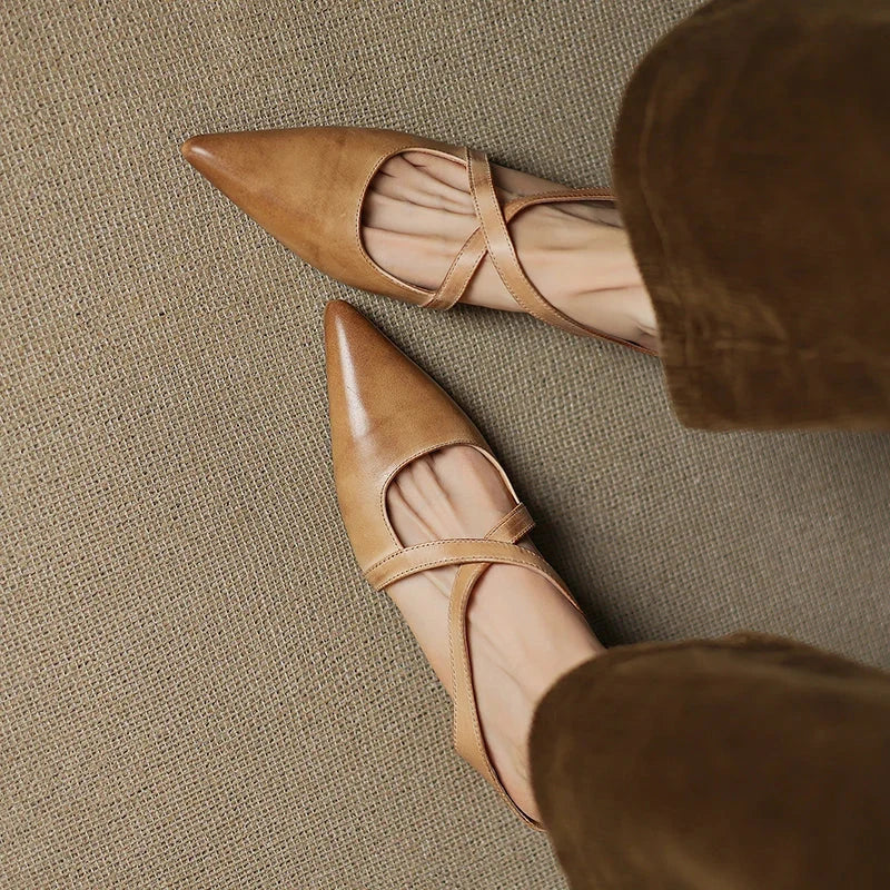 Luna - Mules in Pelle Genuina