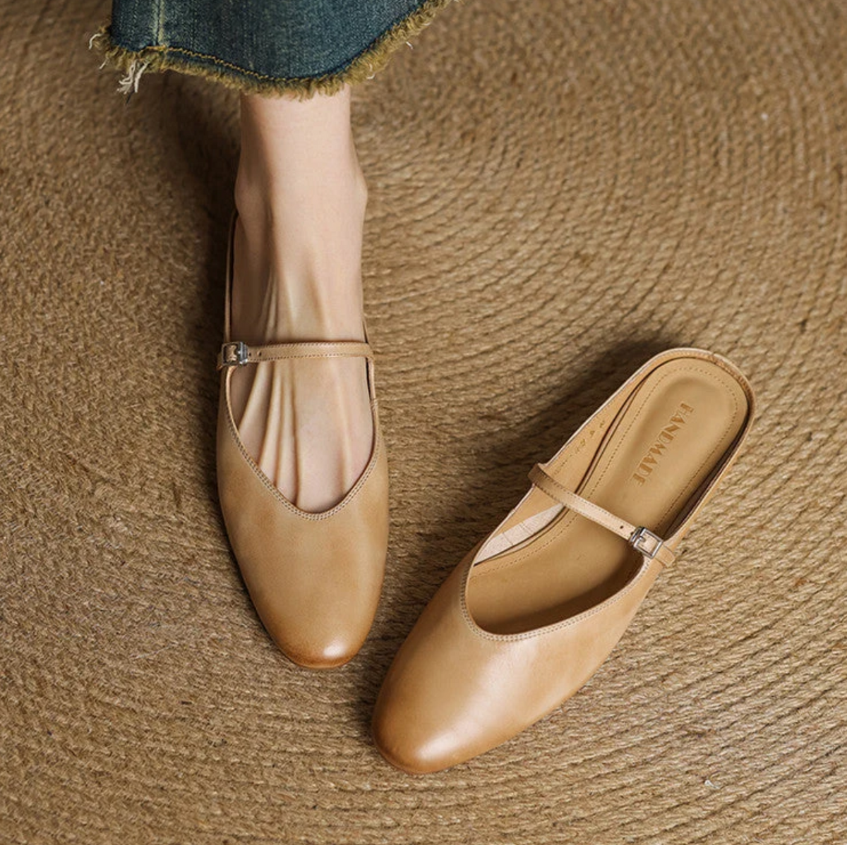Mary Jane - Mocassino Elegante in Pelle
