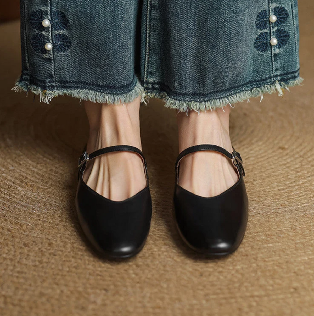 Mary Jane - Mocassino Elegante in Pelle