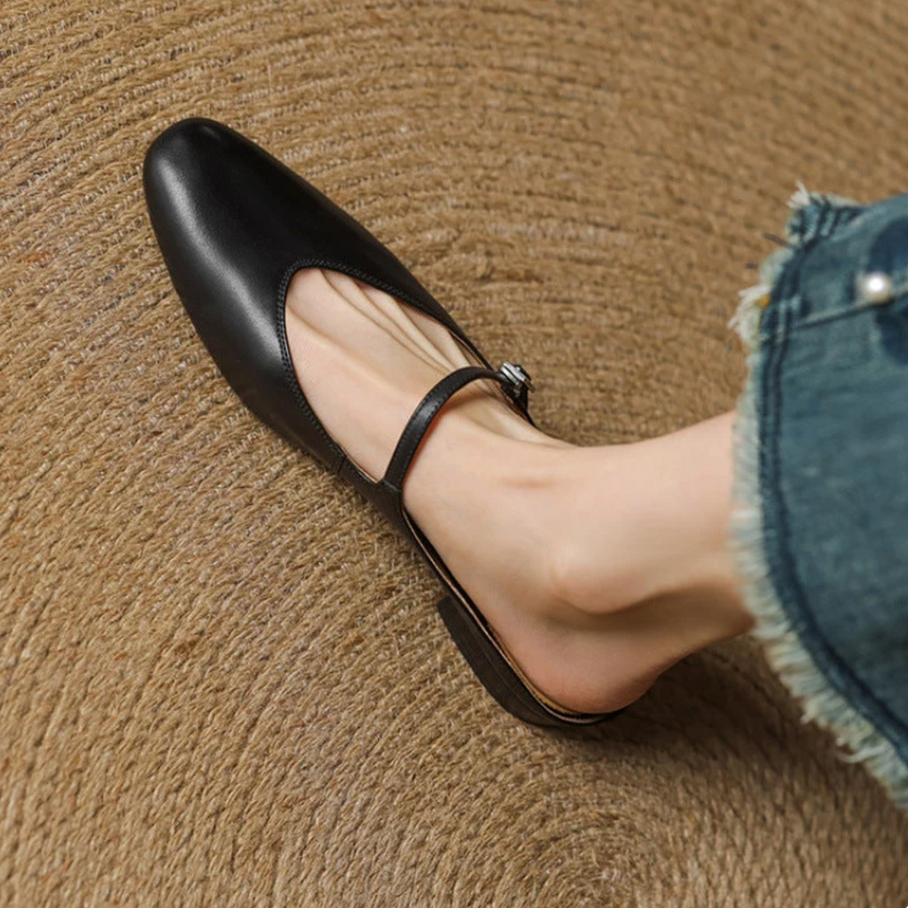 Mary Jane - Mocassino Elegante in Pelle
