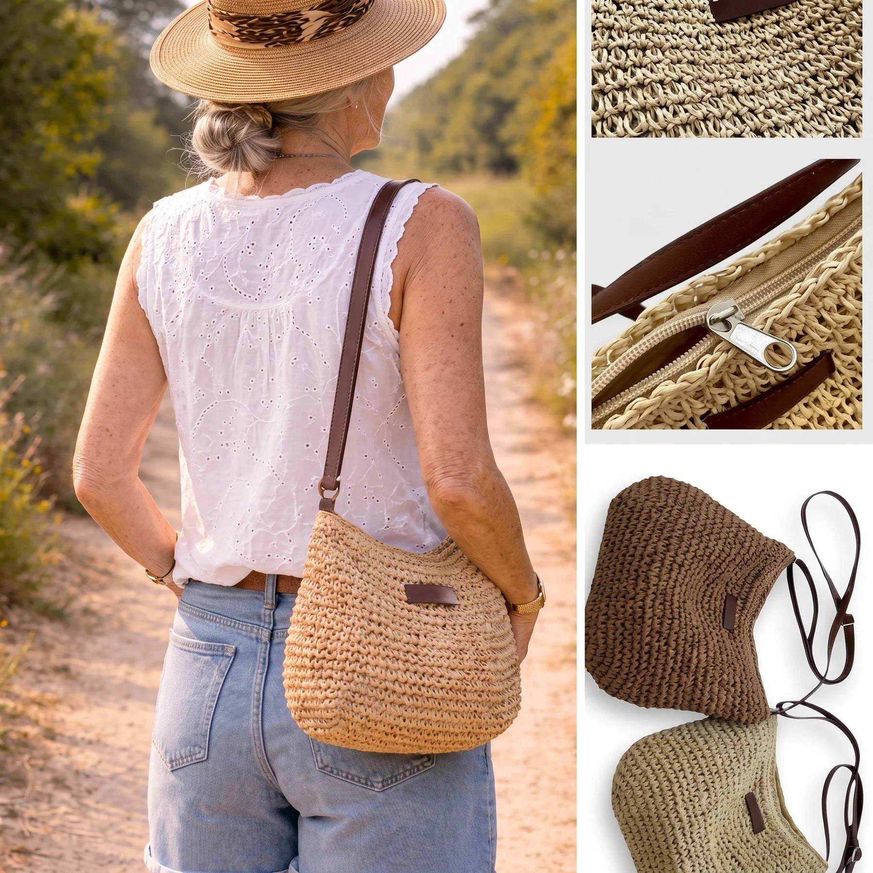 Moira - Borsa Intrecciata Elegante