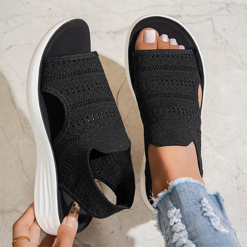 Debora - Sandalo Comfort Tessuto